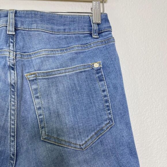 Ted Baker London Jeans Size 30 Ankle Skinny Denim Starel Light Wash Stretch - Picture 11 of 16